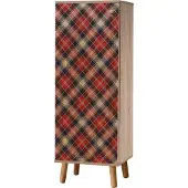 Kalune Design | Schuhschrank Vegas Bruin Hout 50x38x135 cm | NADUVI
