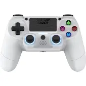 DragonShock Controller Mizar Wireless weiss PS4