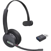 Yealink WH64 Hybrid Mono Teams, Kabellos, 20 - 20000 Hz, Büro/Callcenter, 272 g, Kopfhörer, Schwarz