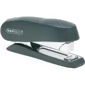 Rapesco 0238 Luna (727) Halbstreifen-Heftgerät mit Springfachmechanik - 50 Blatt - Schwarz