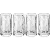Koziol Schnapsgläser Superglas Club No 07 40 ml Transparent (Set von 4 Stück)