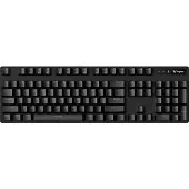 Rapoo V500PRO 2.4, Volle Größe (100%), Verkabelt & Kabellos, RF kabellos + USB, Mechanischer Switch, QWERTZ, Schwarz