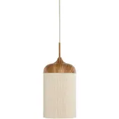 Light & Living Hängeleuchte - beige natürlich - Dania - baumwolle metall - Ø 16cm - E27 - 2985443 -