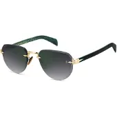 David Beckham DB 7144/S Gold green 55/20/145 Herren Sonnenbrillen