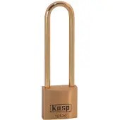 Kasp K12530L70BD Hængelås 30 mm Forskellige Gyldengul Nøglelås