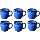 Villeroy & boch Kaffeebecher Lave Bleu 190 ml (6er-Set)