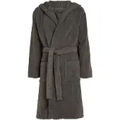 Tommy Hilfiger Bademantel Icon Hooded Bathrobe 2S87905573 Grau