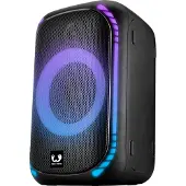 Fresh 'n rebel Party Speaker Medium, 50 W, 200 W, Verkabelt & Kabellos, Tragbarer Stereo-Lautsprecher, Schwarz, Wasserdicht