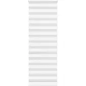 vidaXL Doppelrollo Weiß 90x200 cm Stoffbreite 85,9 cm Polyester