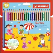 Stabilo Trio dick Dreikant-Buntstift mit Spitzer