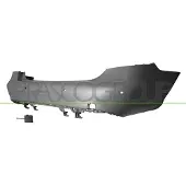 PRASCO Stoßfänger me0451061 hinten für Mercedes
