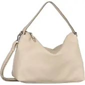 Tom Tailor Schultertaschen Lissi, Hobo Bag M, off white, Weiß