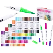 Ikonka Farbige Marker Marker Stifte Set 100 Stk.