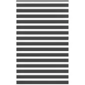 vidaXL Doppelrollo Schwarz 150x200 cm Stoffbreite 145,9 cm Polyester