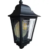 Elstead Lighting Elstead Deco Lane Außenwandleuchte E27 Schwarz IP44, UK