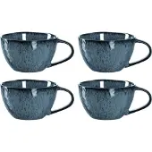 Leonardo Kaffeetasse Matera Blue 290ml (4-teilig)