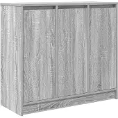 vidaXL Sideboard Grau Sonoma 85x34x76 cm Holzwerkstoff