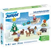 Playmobil Junior: Weihnachts-adventskalender Im Schnee