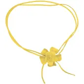Collezione alessandro Taillengürtel "Blüte", Lederband mit echt Leder Blüte