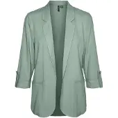 Vero Moda Kurzblazer "VMJESMILO 3/4 LOOSE BLAZER WVN NOOS" mit Leinen