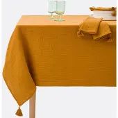 La redoute interieurs Tischdecke Kumla, Baumwollmusselin 150 x 150 cm
