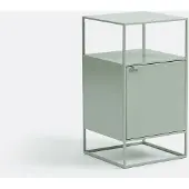 La redoute interieurs Nachttisch Hiba Mit 1 Tür, Stahl