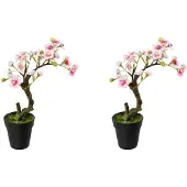 Creativ Green Kunstblume "Mandelbonsai im Topf"