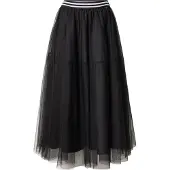 10DAYS Tulle Skirt Black Größe: S | Maxiröcke Outlet | Damen | Schwarz