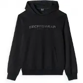 4F Hoodie in Schwarz - L