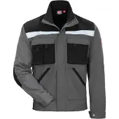 Nitras MOTION TEX PLUS, Arbeitsjacke, grau / schwarz 48