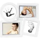 Pearhead Babyprints Collage Rahmen, Weiß