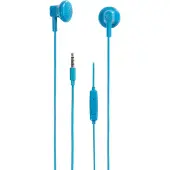 Vivanco ViVancoBUDZ, Kabelgebunden, Anrufe/Musik, 20 - 20000 Hz, 14 g, Kopfhörer, Blau