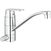 GROHE Eurosmart Cosmopolitan Spültischbatterie flacher Auslauf mit Absperrventil chrom - 31161000