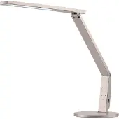 Hansa - Styro LED-Tischleuchte Vario Plus, 10 W, 620 lm, 2700-6400 K, höhenverstell-/dreh-/neigbar, USB-Ladefunktion, stufenlos dimmbar, champagner