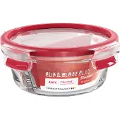 EMSA Clip&Close Glass Vorratsdose 550 ml Glas Rot