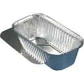 Papstar 14516 Einweg-Lebensmittelbehälter Aluminium
