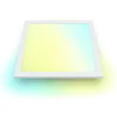 Wiz Deckenpanel 12 W quadratisch, Bluetooth, Weiß, LED, Metall, Nicht austauschbare(s) Leuchtmittel, 2700 K