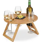 Relaxdays Picknick-Weintisch