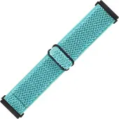 Cover-Discount Fitbit Versa 4 / Sense 2 - Nylon Ersatzarmband hellblau