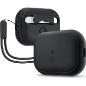 Spigen Silicone Fit Shell Strap Apple Airpods Pro 1/2 - Schwarz