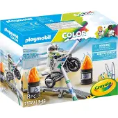 Playmobil - PLAYMOBIL Color: Motorbike (71377)