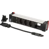Bachmann Steckdosenleiste CONFERENCE 3x T13, 1x Custom-ABD leer