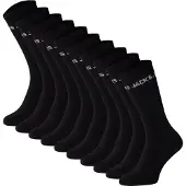Jack & Jones Junge Zehn Paar Regen Tennissocken Schwarz