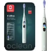 Oclean X Ultra, Erwachsener, Vibrierende Zahnbürste, Grün, 2 min, Grün, Oval