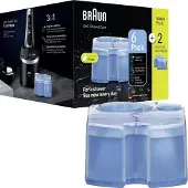 Braun 3-in-1 ShaverCare Reinigungskartuschen, 6+2 Pack, Reinigungskartusche, Blau, , ShaveCare, Box