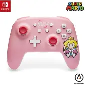 PowerA Kabelloser Controller für Nintendo Switch, Princess Peach-Rosa