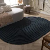 FRAAI Teppich Organisch - Flowy Arch Anthrazit 160x230 cm