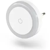 Hama Touch Switch, Stecker-Nachtlicht, Weiß, Gelb, Badezimmer, Schlafzimmer, Kinderzimmer, Flur, Berührung, 1 Stück(e)