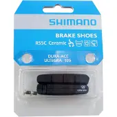 Shimano Cartridge Bremsgummi "R55C", Für Keramikfelge Rennbremse, SB-verpackt, für BR-9000 / BR-7900 / BR-7800 / BR-7700