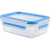 Tefal K3021212, Set, Rechteckig, 1 l, Blau, Durchscheinend, 2 Stück(e)
